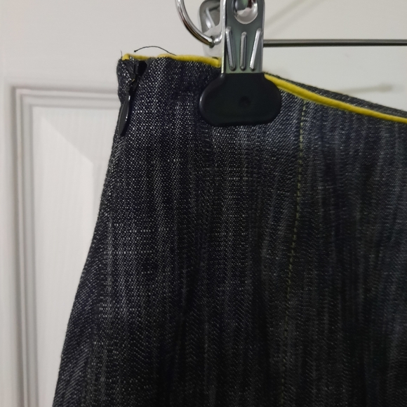 Vintage Limited Edition London Fog Denim High Low Skirt - Picture 6 of 9